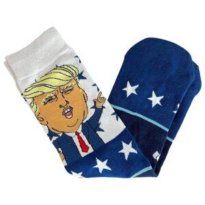 Donald Trump Crew Socks‎ Fake News Size 8-12 Republican President Novelty